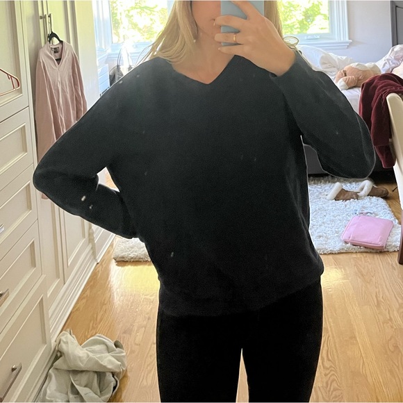 J.Crew Navy V-Neck Sweater - Picture 4 of 8